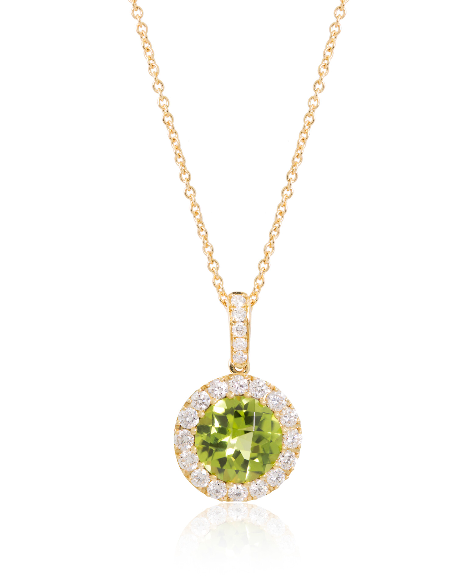 Peridot Sweetheart Pendant