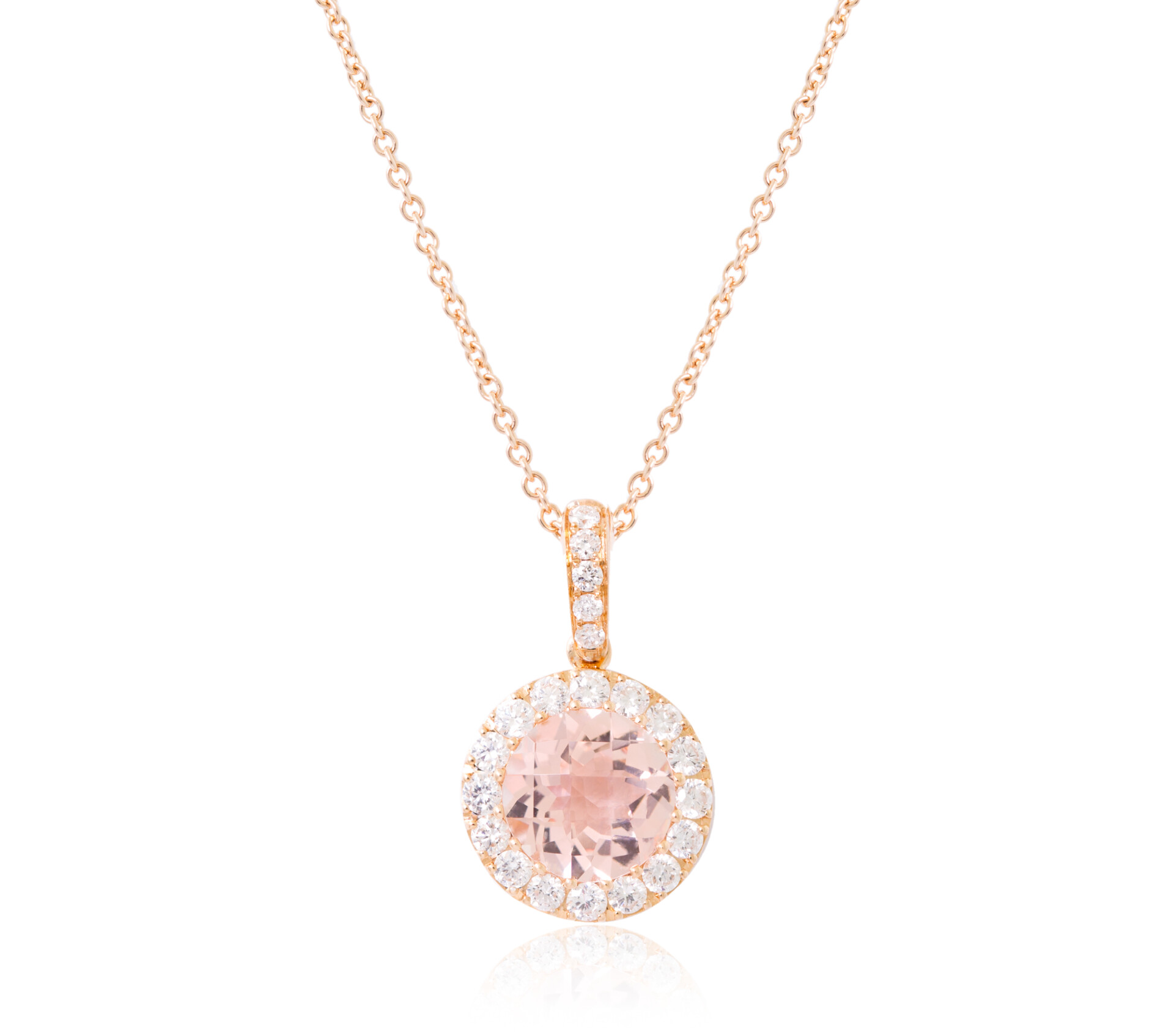 Morganite Sweetheart Pendant